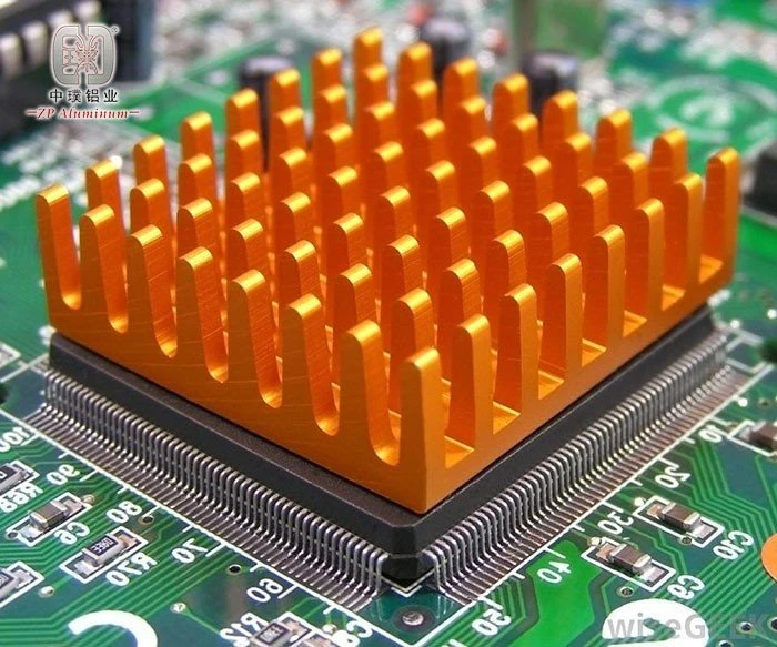heat sink on electronic board